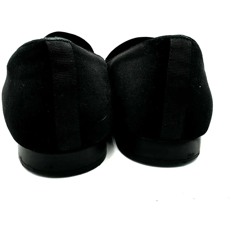 MIX‎ NO. 6 Men's Size 12 Haigen Black Velvet Slip On Formal Dress Loafers Shoes